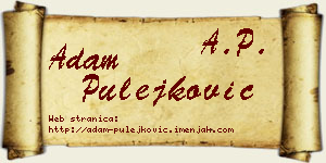 Adam Pulejković vizit kartica